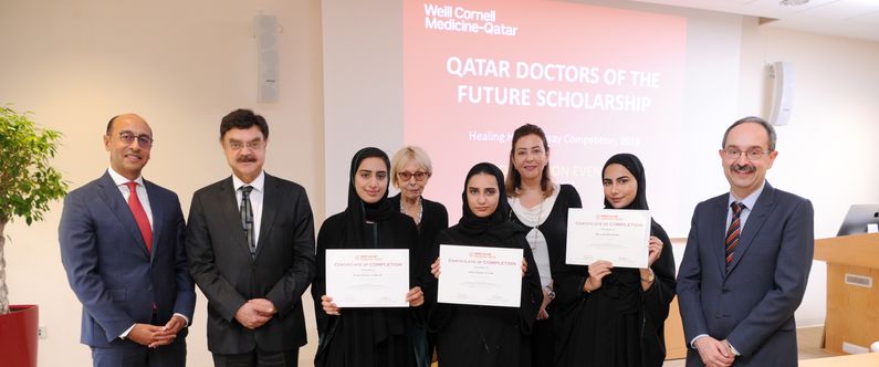 Qatari high school students return to WCM-Q to recount US research experience