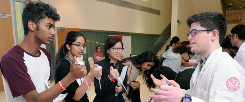 More than 400 students and family members visited WCM-Q's Medicine Unlimited event.