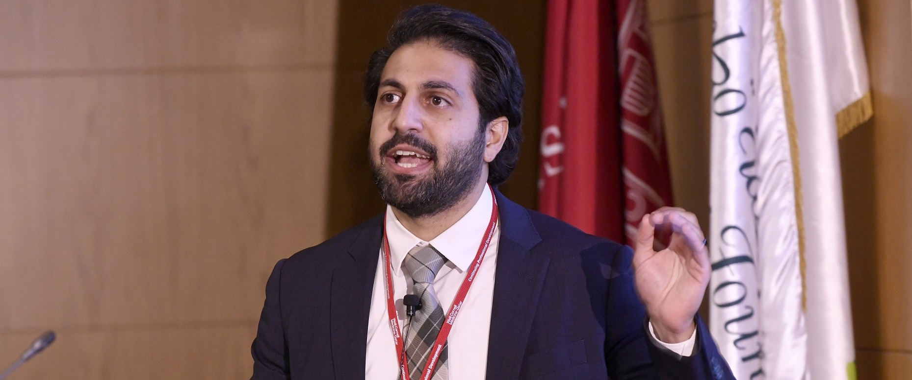 Dr. Mohamed B. Elshazly, Cardiologist and Assistant Professor of Medicine at WCM-Q, spoke about the potential for wearable technology to improve healthcare outcomes.