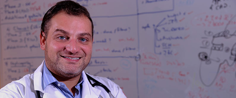 Dr. Charbel Abi Khalil, assistant professor of medicine and genetic medicine at WCM-Q.