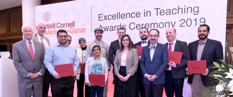 The Excellence in Teaching Awards recognize the outstanding contributions made by faculty and teaching specialists to the education, professional and personal development, and overall success of students at WCM-Q.