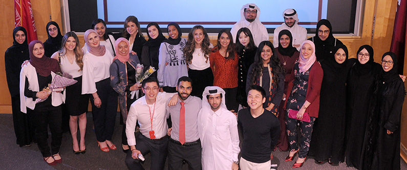 This year's graduating class includes 13 Qatari nationals.
