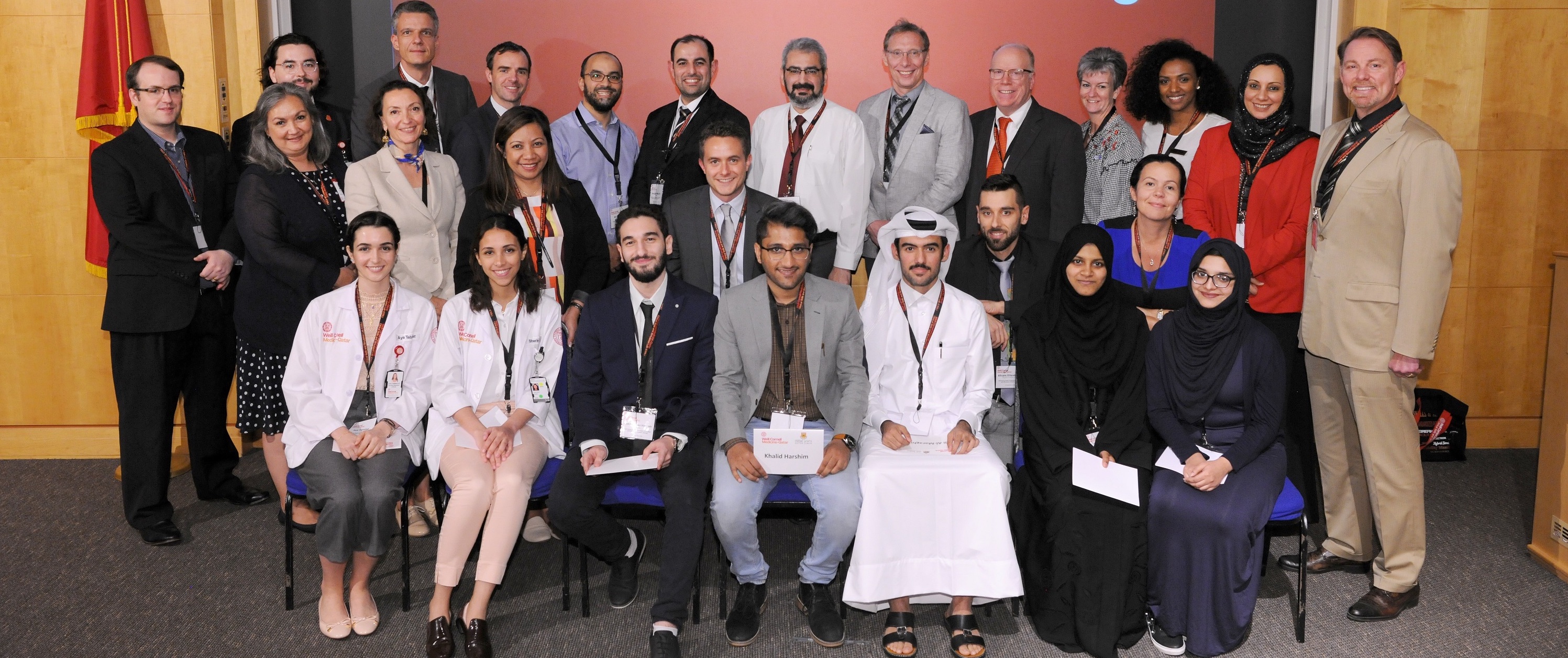 Representatives from institutions across Qatar attended the event.