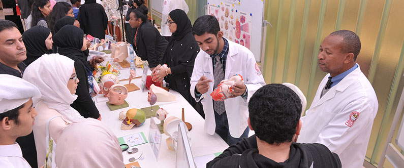 Hundreds of potential students visited WCM-Q and Medicine Unlimited to learn more about that it takes to be a doctor.