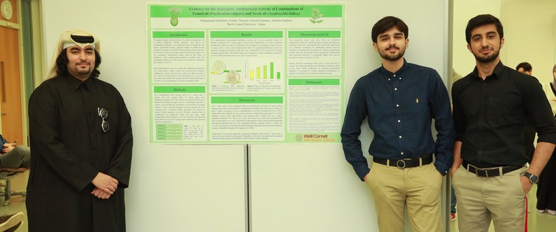 Pre-med 1 students present research posters at annual event