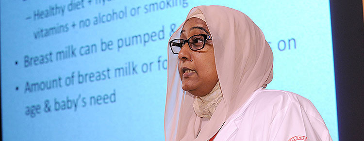 WCM-Q doctor offers expert advice on child nutrition