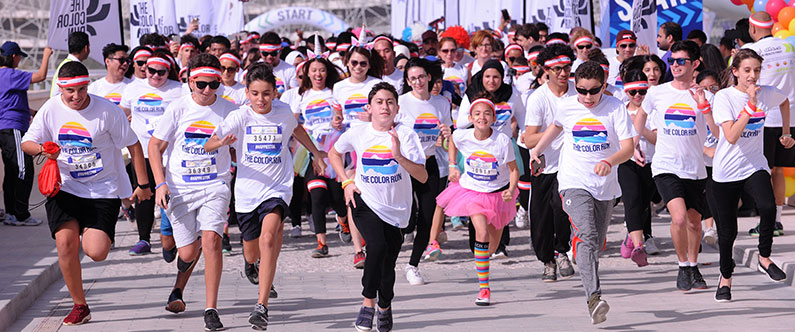 The Color Run Presented by Sahtak Awalan: Your Health First breaks attendance record