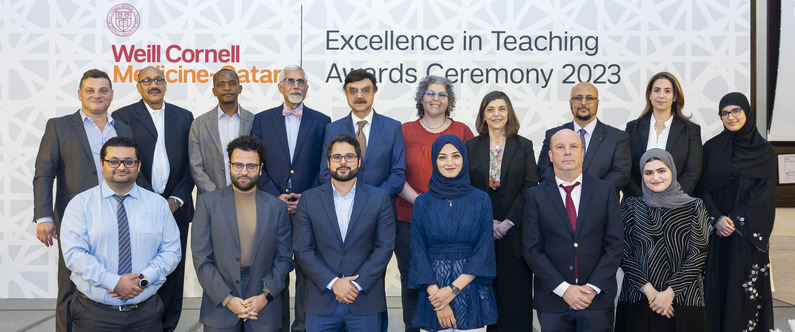 The Excellence in Teaching Awards recognize the outstanding contributions made by faculty and teaching specialists at WCM-Q.