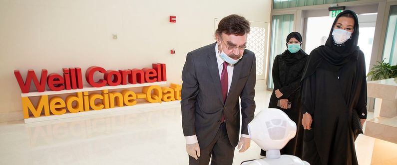 HH Sheikha Moza attends inauguration of WHO Collaborating Center in WCM-Q