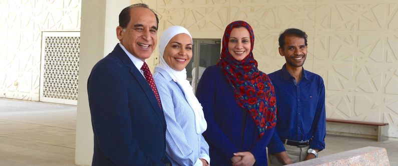 WCM-Q population health researchers have published a study of the hepatitis C virus in the MENA region that aims to help policy makers eradicate the disease. From left: Dr. Ravinder Mamtani, Dr. Karima Chaabna, Dr. Sohaila Cheema and Dr. Amit Abraham.