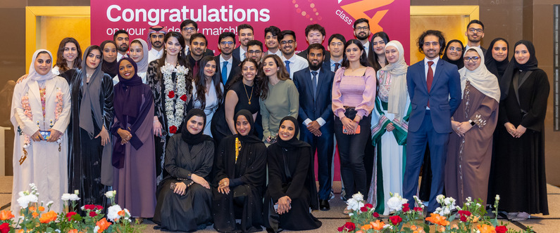 Final-year medical students celebrated a highly successful Match Day. 