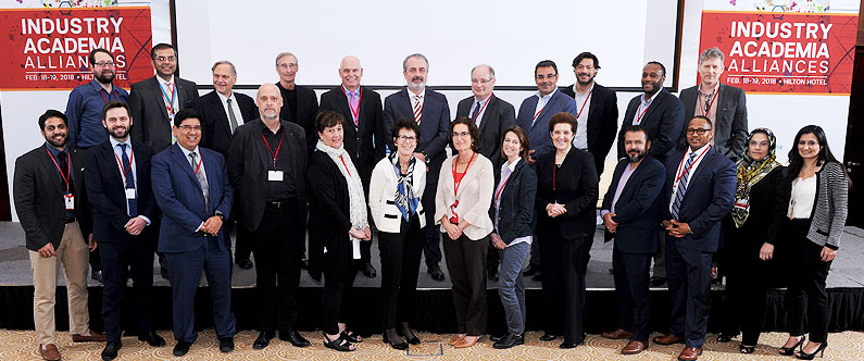 Leading researchers and health industry executives attended the WCM-Q Industry Academia Alliances event.