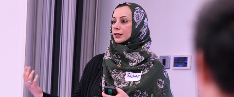 Dr. Sohaila Cheema of WCM-Q explaining the key skills required to conduct high-quality healthcare research.