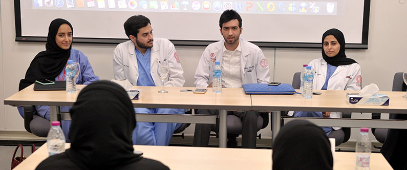 Third-year medical students talk to the Foundation class about how experiences during the Medical Program have shaped their career aspirations.