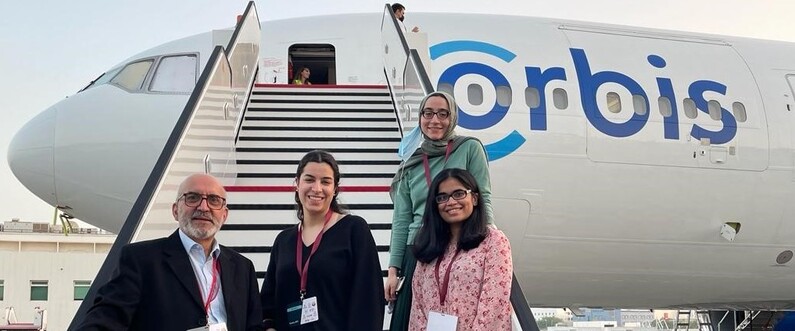 Avoidable blindness highlighted as part of WCM-Q student visit to Orbis