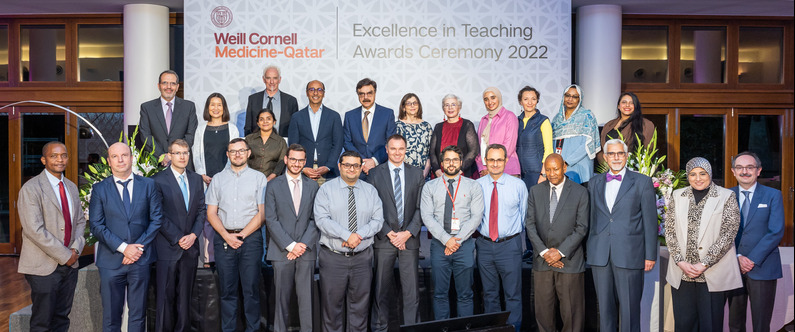 WCM-Q Excellence in Teaching Awards honor outstanding faculty members