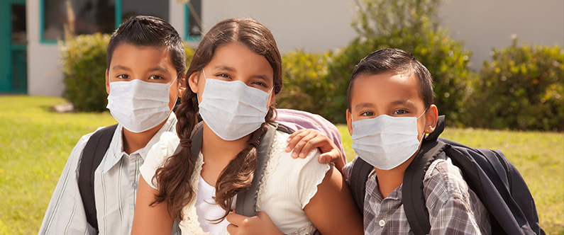 Applying safety measures to protect against the COVID-19 virus can be difficult for children