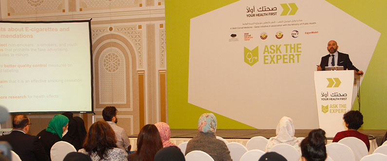 Dr. Mahfoud said quitting all nicotine products is the only right decision to make.