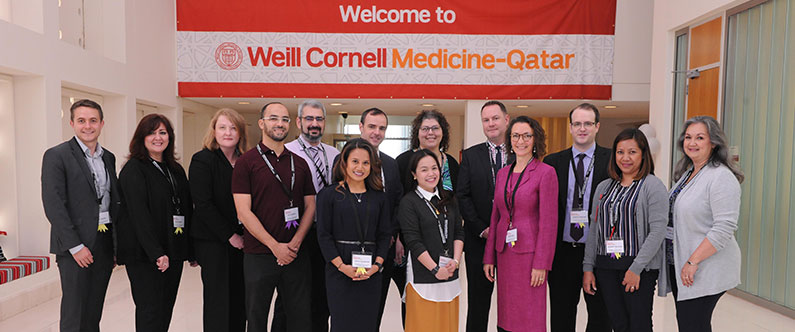 The symposium, led by WCM-Q, featured contributions from Hamad Medical Corporation, College of the North Atlantic - Qatar, Sidra Medical and Research Center, Qatar University College of Pharmacy, University of Calgary in Qatar, the Center for Medical Simulation in Boston, and WCM-Q.