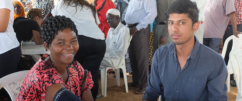 The team of students helped screen more than 1,200 inhabitants at three mobile clinics.
