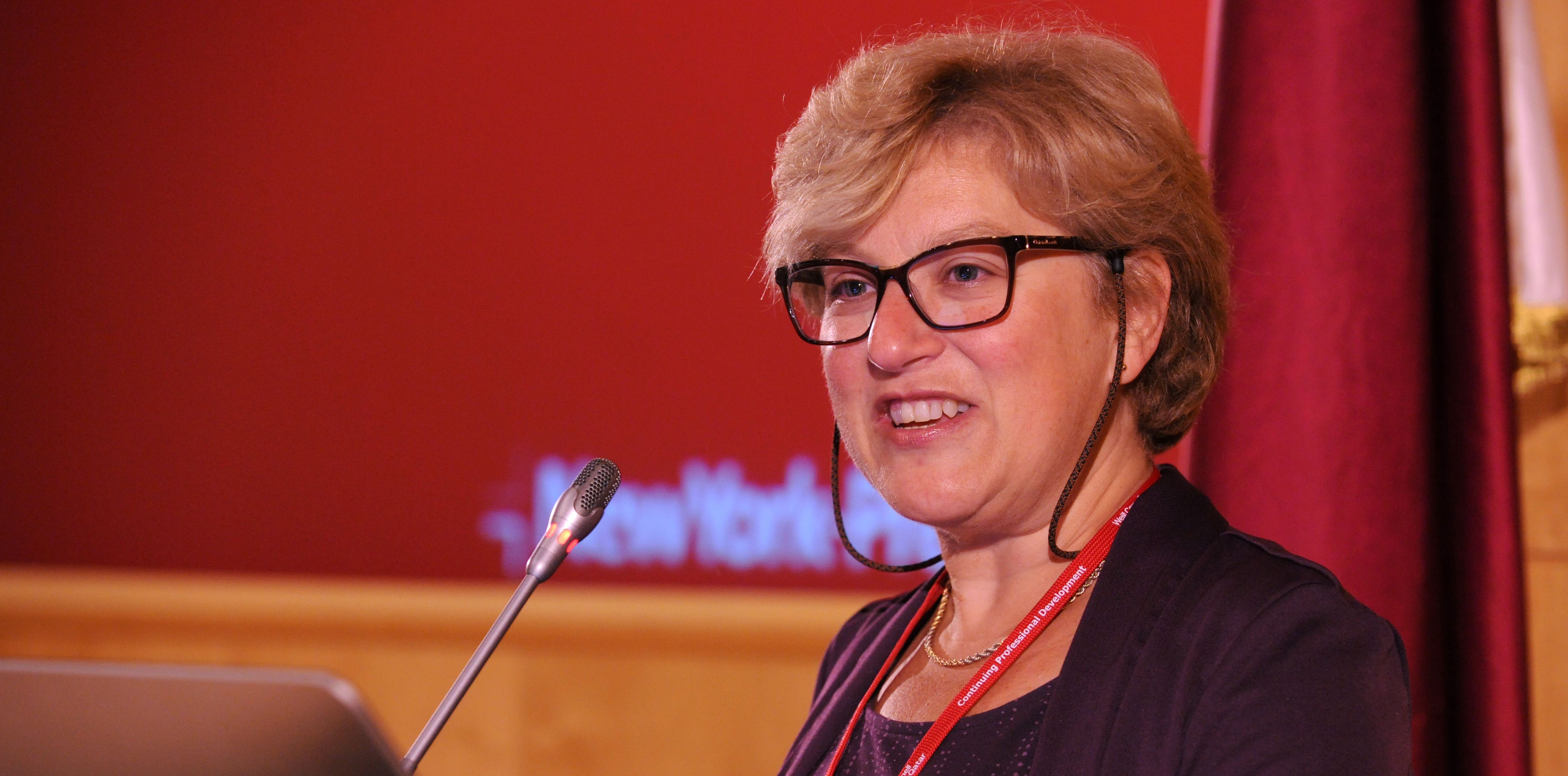 Dr. Randi Diamond, assistant professor of medicine at Weill Cornell Medicine in New York explained palliative care at the WCM-Q Law & Medicine symposium.