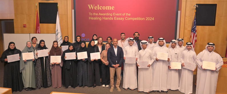 High school students win WCM-Q Healing Hands essay contest