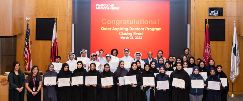 The students who successfully completed the program received their certificates of completion during a ceremony.