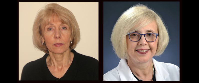 Dr. Krystyna Golkowska, left, and Dr. Aicha Hind Refai are the course leaders of a new certificate program from WCM-Q that explains the value of the medical humanities for healthcare professionals. 