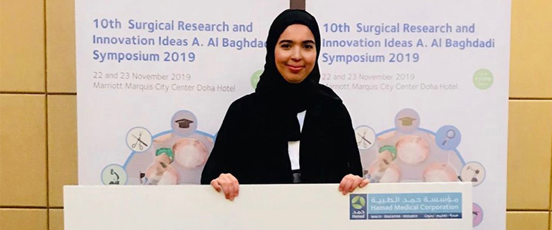 WCM-Q alum among winners at HMC research symposium