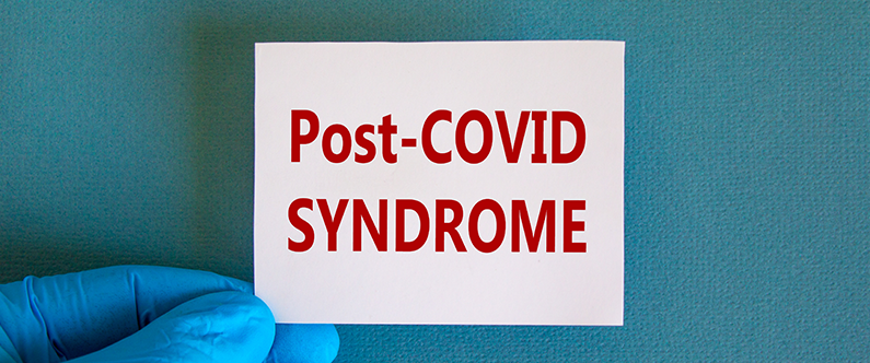 Long COVID consists of a wide range of signs and symptoms that people can experience four or more weeks after first being infected with SARS-CoV-2
