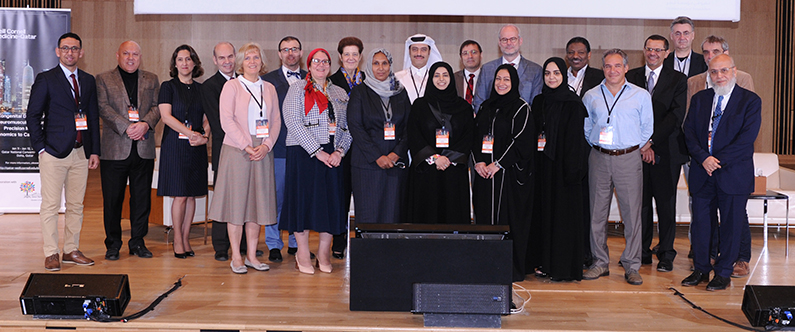 Experts from across the world attended the conference, which was organised by Dr. Alice Abdel Aleem (wearing a red headscarf), assistant professor of research in neurology, and assistant professor of research in neuroscience at WCM-Q.