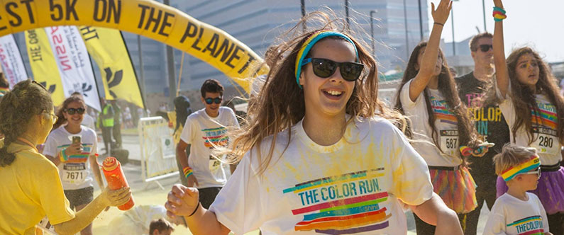 The Color Run is a chance for everyone to have fun and exercise, no matter what their age.
