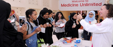 Middle and high school students flock to WCM-Q Medicine Unlimited event