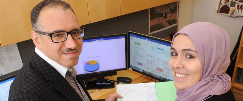 WCM-Q's Professor Laith Abu-Raddad, principal investigator of the study, and researcher Susanne Awad, first author, used mathematical modeling techniques to forecast diabetes burden in the Qatari population up to 2050.
