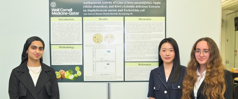 WCM-Q students present research projects at annual poster event