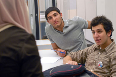 WCMC-Q Debate Team members talk strategy