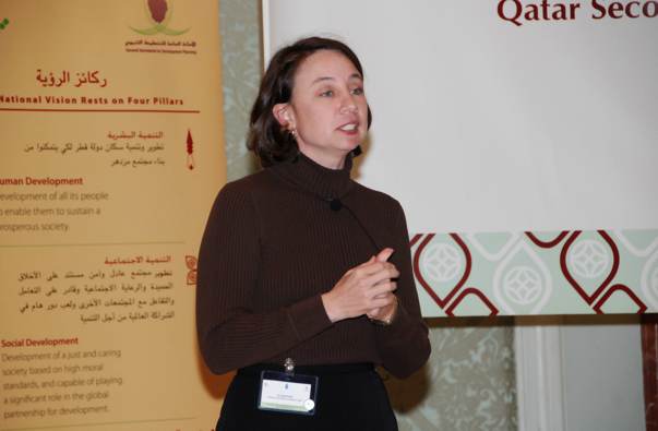 Dr Renee Richer adresses the National Vision seminar