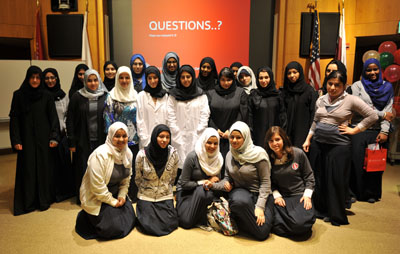 School visits to WCMC-Q are an essential part of the medical college’s ongoing outreach program, which offered more than 20 open houses and application workshops to grade 12 students during the 2010 fall semester.