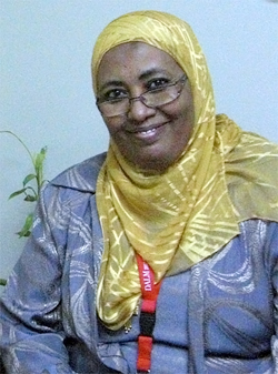 Hudu Abdelrahim - Interpreter with CCCHC who found the Italian speaking interpreter