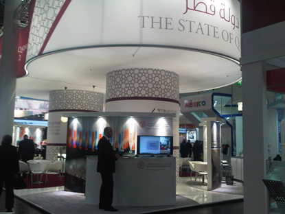 medical conference stand