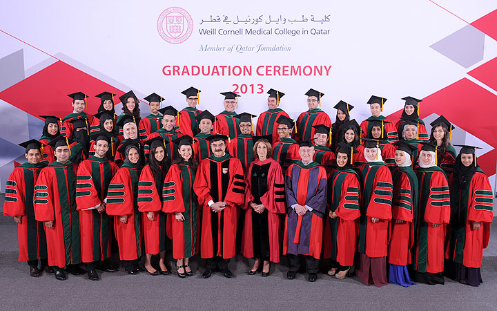 Graduation ceremony honors WCMC-Qs Class of 2013