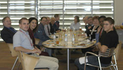 Dr. Ellen Julian with faculty and staff members