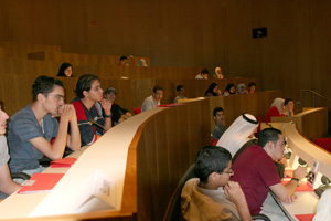 Students from Omar Bin Al-Khattab Scientific Secondary School for Boys and Al-Andalus High School for Boys, visited WCMC-Q.