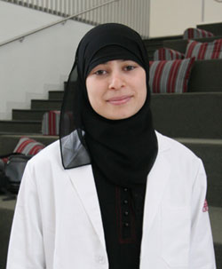 Zeinab Ammous: first visit to New York will be a chance to understand how research labs work.