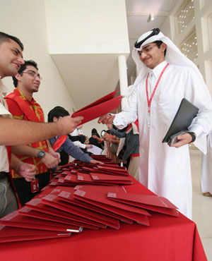 Opening a new chapter: pre-med freshman receives his welcome pack