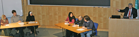 The WCMC-Q Debate 2 in lecture hall four.