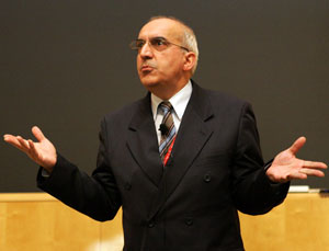 Literature sprang to life during a speech by Dr Mohamud Verjee at Weill Cornell Medical College in Qatar