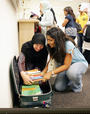 Vijaytha with Books