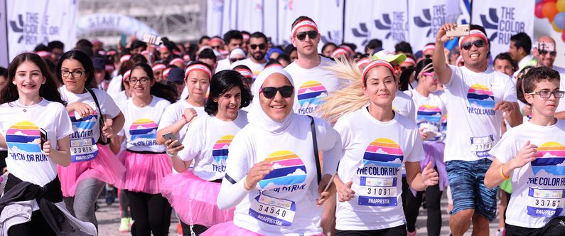 The Color Run Returns To Qatar In 2019 Once upon a time when mass gatherings were allowed, we took over the streets of paris and 25,000 color runners ran from notre dame along the seine river to finish at the eiffel tower. the color run returns to qatar in 2019